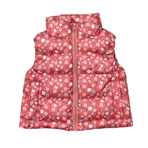 Baby Sprouts Kid'S Puffer Vest Tiny Petals-Baby Sprouts-Little Giant Kidz