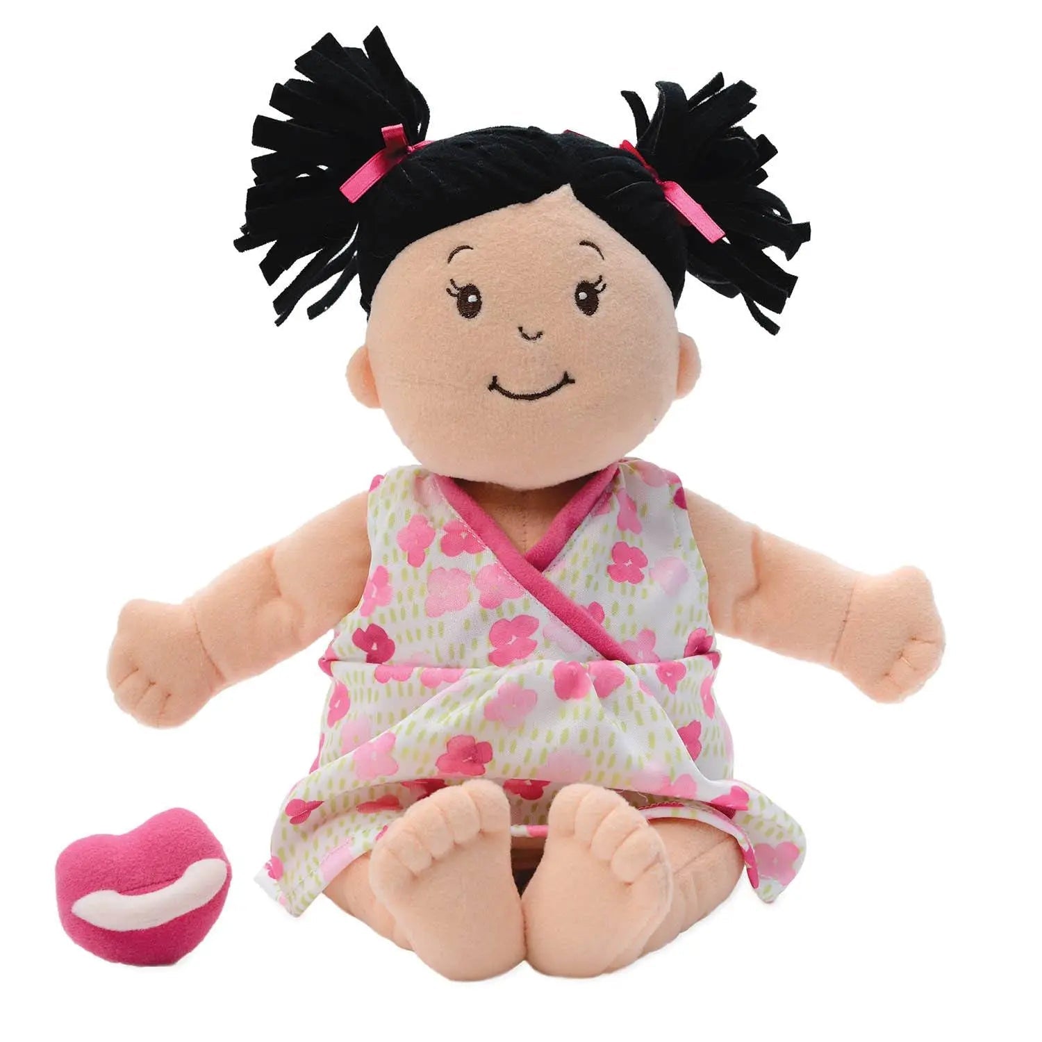 Baby Stella Peach Doll Black Hair-MANHATTAN TOY-Little Giant Kidz