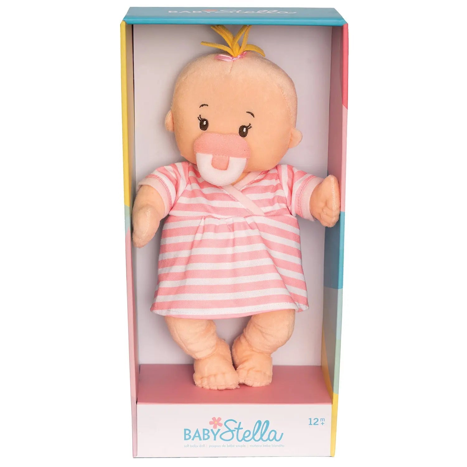 Baby Stella Peach Doll Blonde Hair-MANHATTAN TOY-Little Giant Kidz
