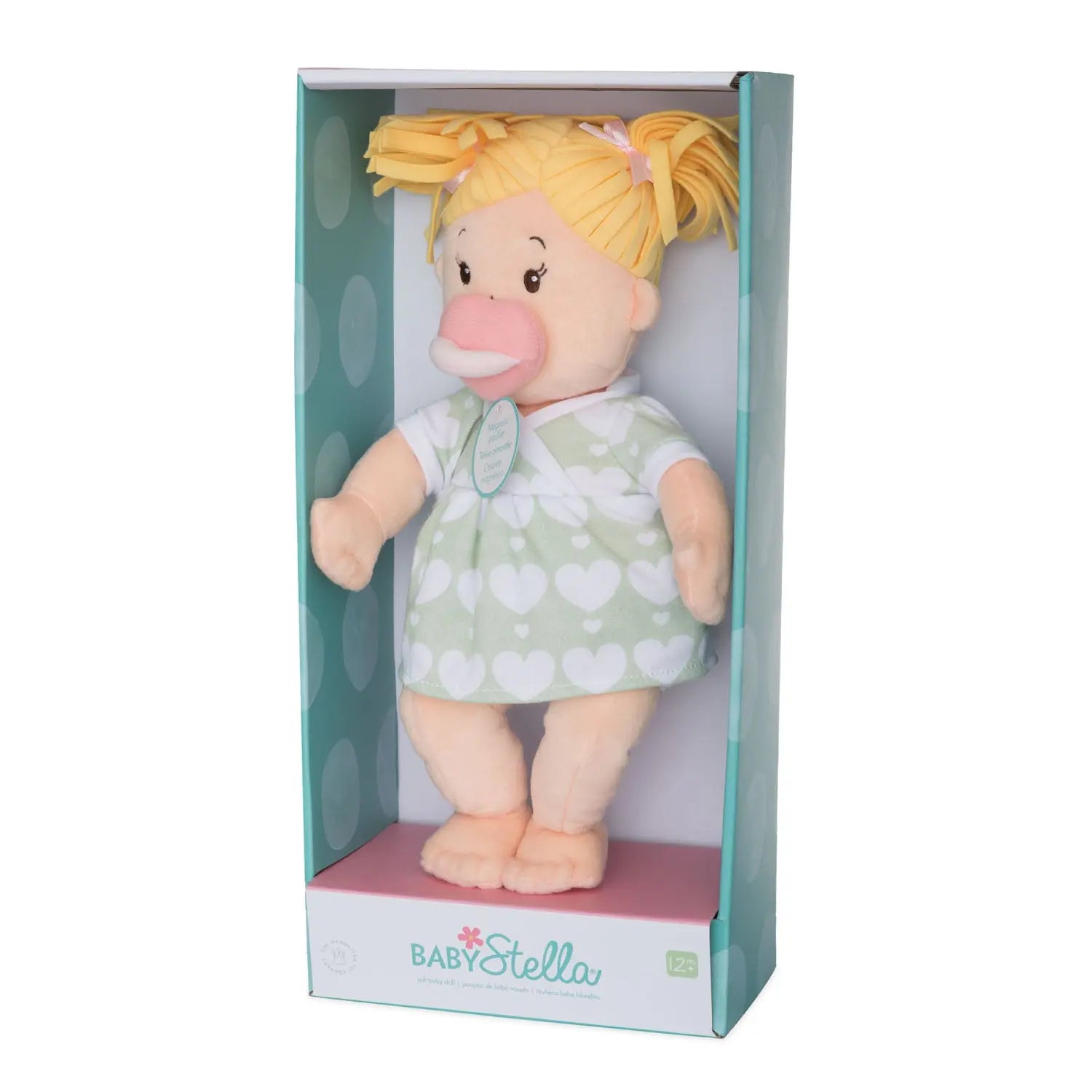 Baby Stella Peach Doll Blonde Pigtails-MANHATTAN TOY-Little Giant Kidz