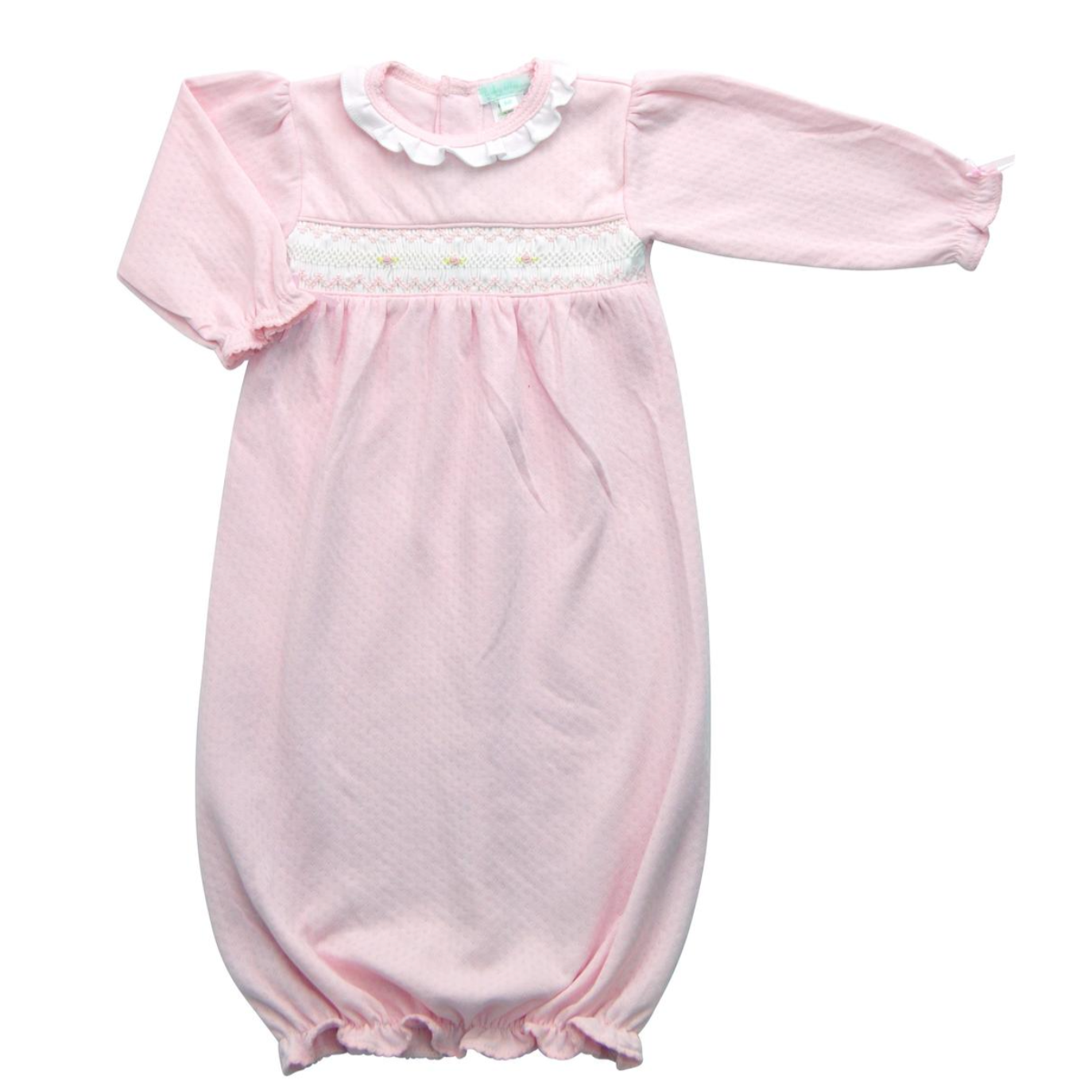 Baby Threads Classic Pink Collection- Sweet Pink Gown-BABY THREADS-Little Giant Kidz