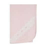 Baby Threads Pink Bows Hand Smocked Girls Blanket-BABY THREADS-Little Giant Kidz