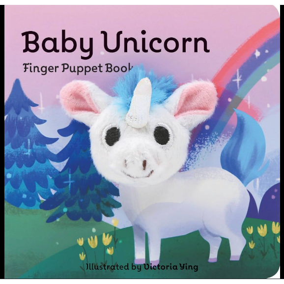 Baby Unicorn Finger Puppet Book-CHRONICLE BOOKS-Little Giant Kidz