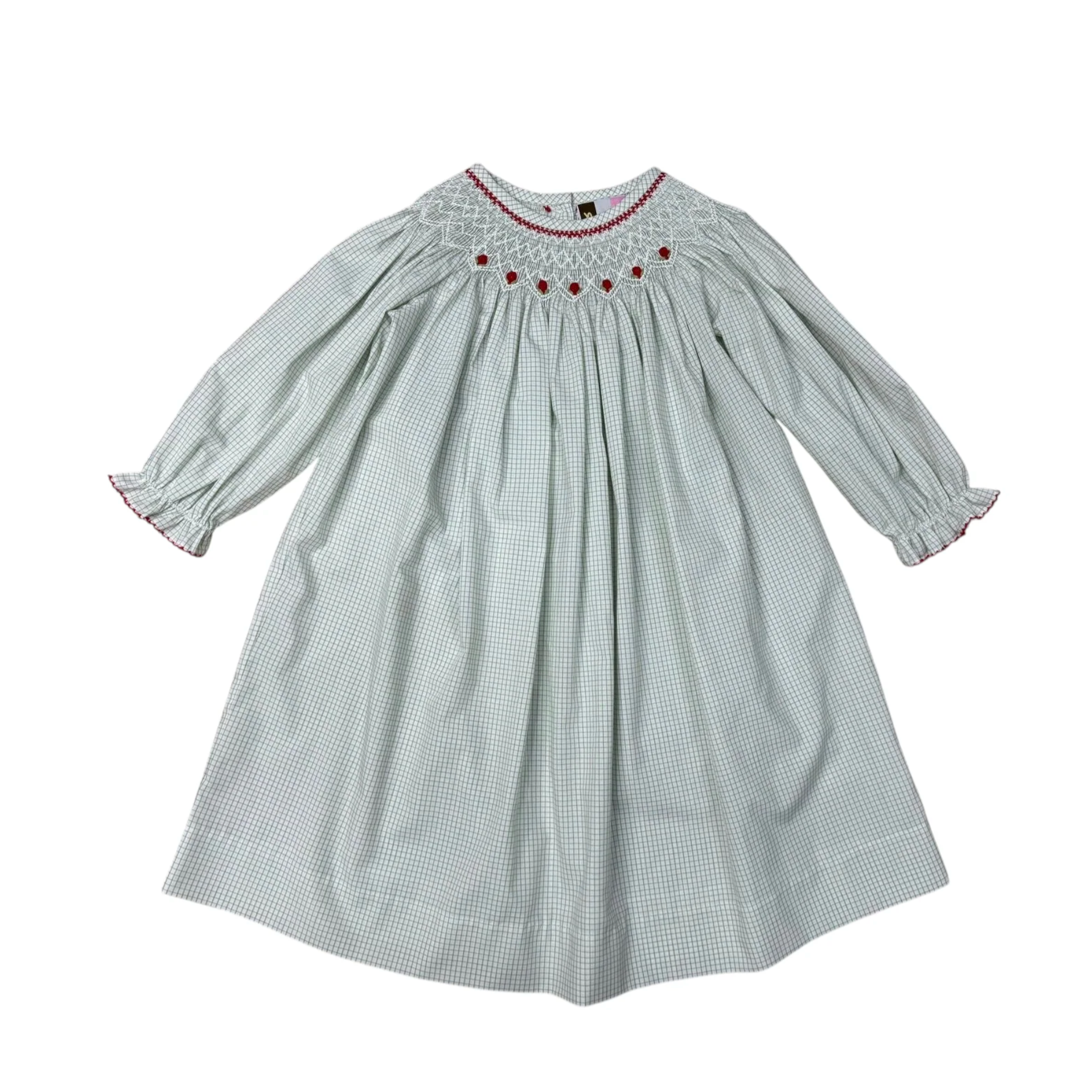 Banana Split Deck The Halls Smocked Geo Bishop-BANANA SPLIT-Little Giant Kidz