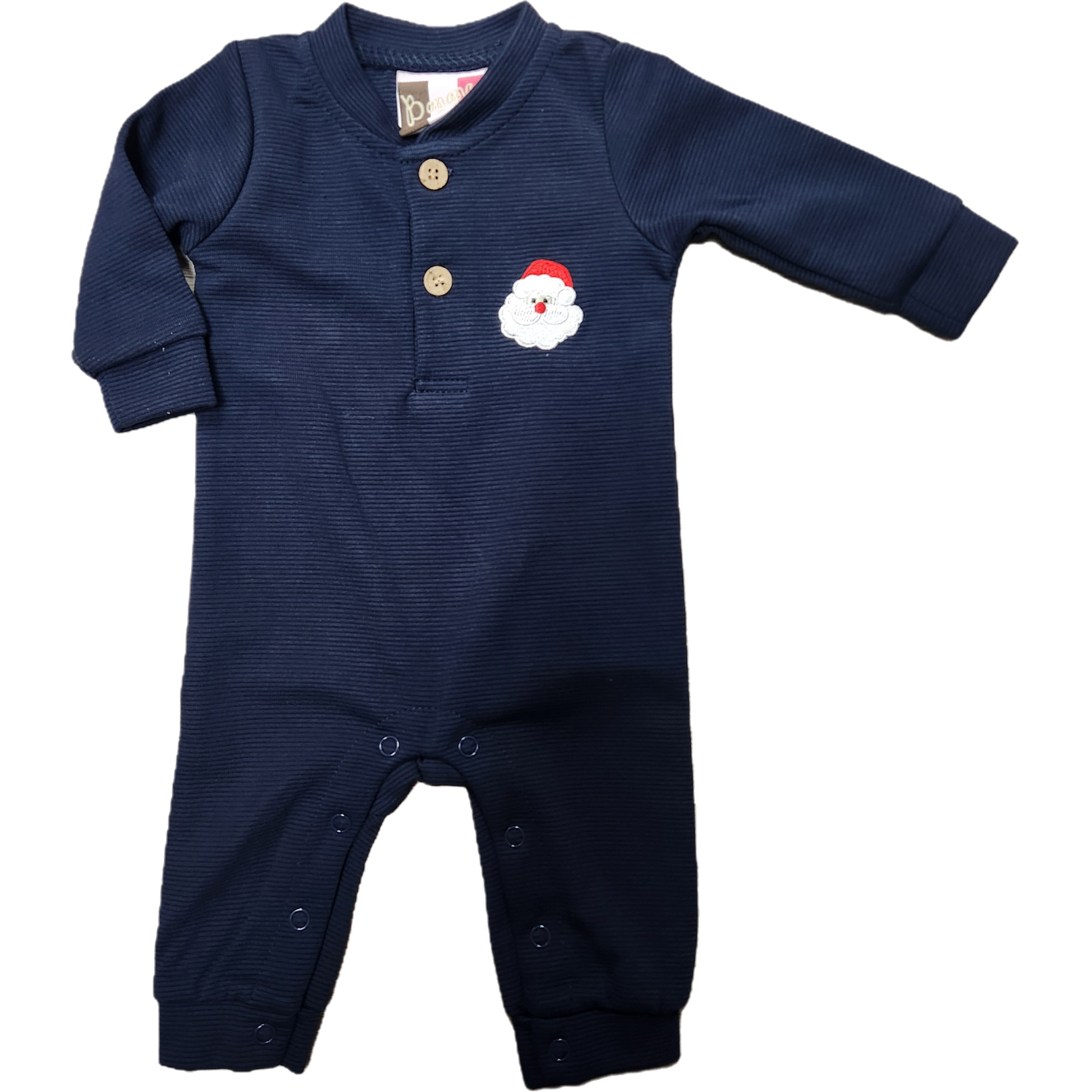 Banana Split Santa Boys Romper-BANANA SPLIT-Little Giant Kidz