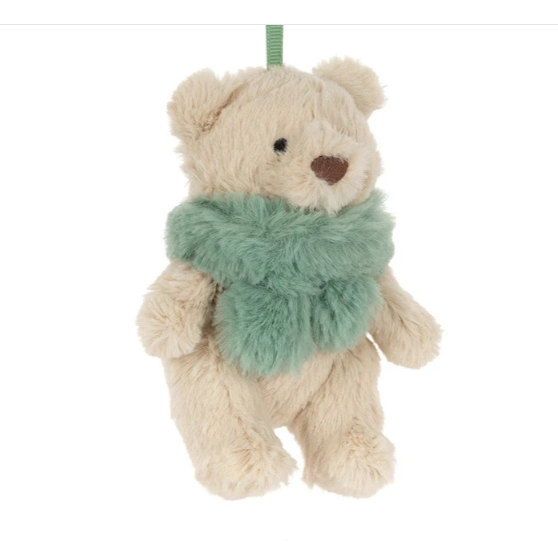 Bartholomew Bear Jr. Winter Warmer Decoration-JellyCat-Little Giant Kidz