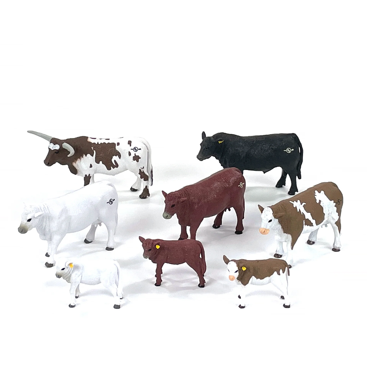 Big Country Toys 8-Piece Cattle Set-BIG COUNTRY TOYS-Little Giant Kidz