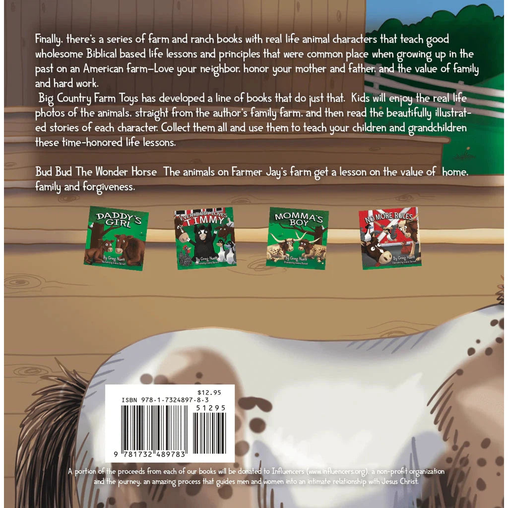 Big Country Toys Hardcover Book "Bud Bud the Wonder Horse"-BIG COUNTRY TOYS-Little Giant Kidz
