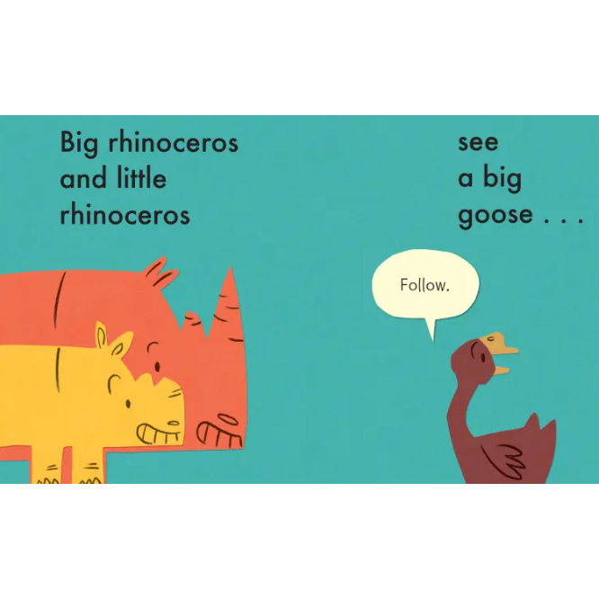 Big Rhinoceros, Little Rhinoceros- Hardcover-HACHETTE BOOK GROUP USA-Little Giant Kidz