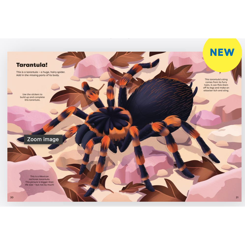 Big Sticker Book Bugs-HARPER COLLINS PUBLISHERS-Little Giant Kidz