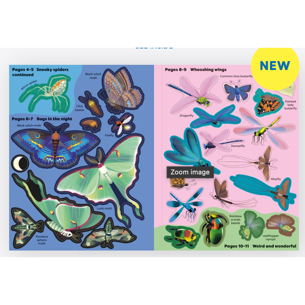 Big Sticker Book Bugs-HARPER COLLINS PUBLISHERS-Little Giant Kidz