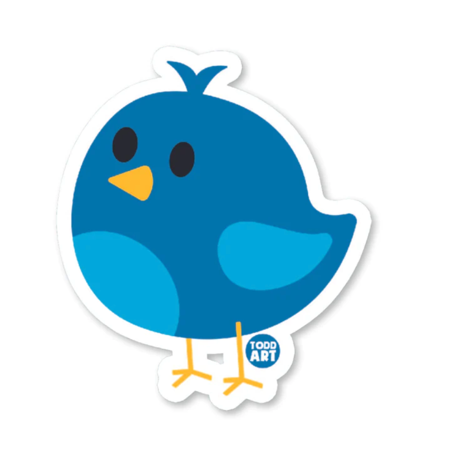 Boo-Boo Buddies Bluebird Sticker