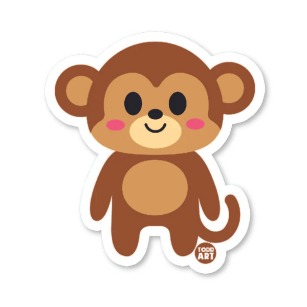 Boo-Boo Buddies Monkey Sticker