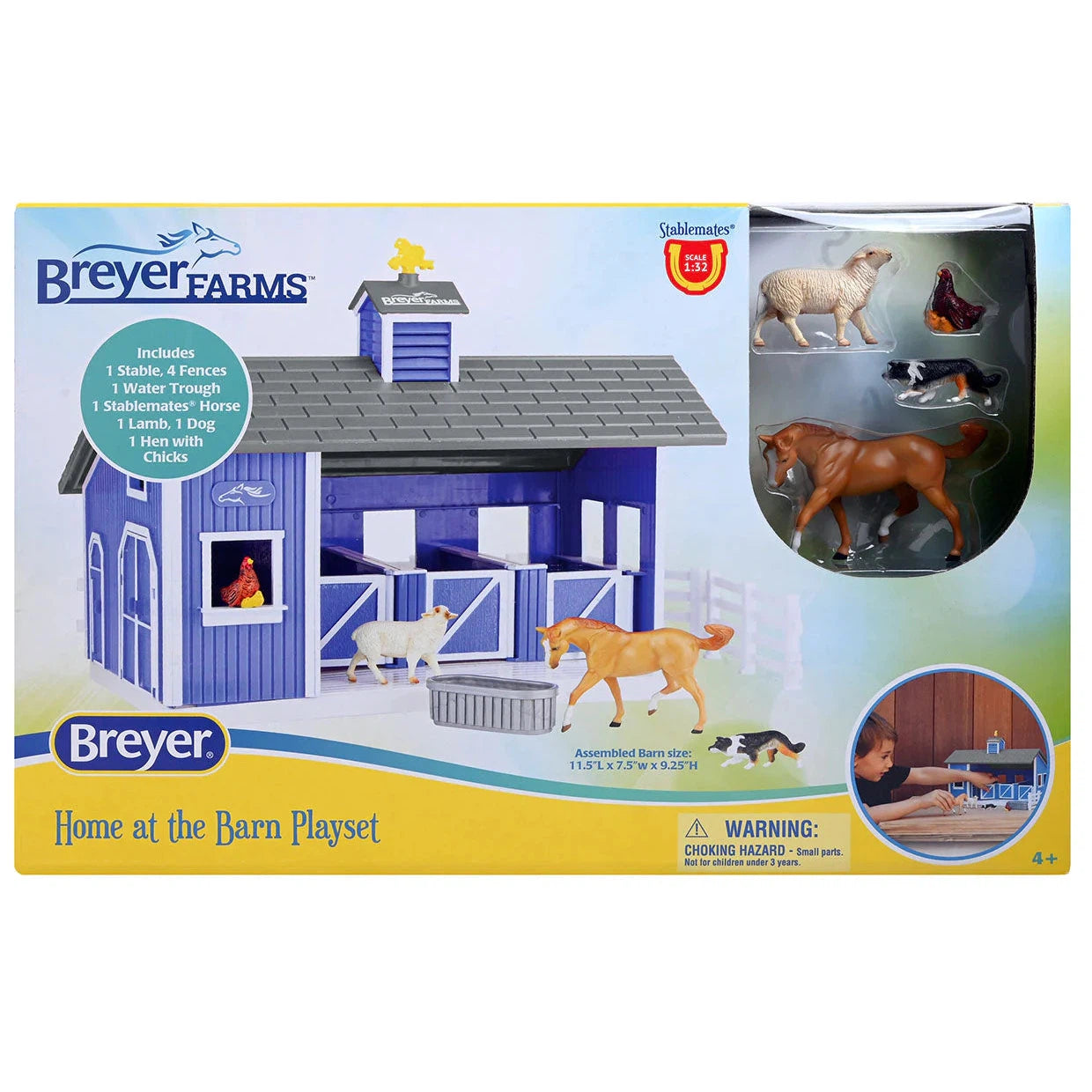 Breyer Farms™ Home at the Barn Playset-BREYER-Little Giant Kidz