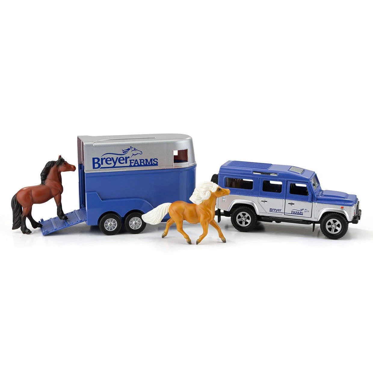 Breyer Farms™ Land Rover® and Tag-A-Long Horse Trailer-BREYER-Little Giant Kidz