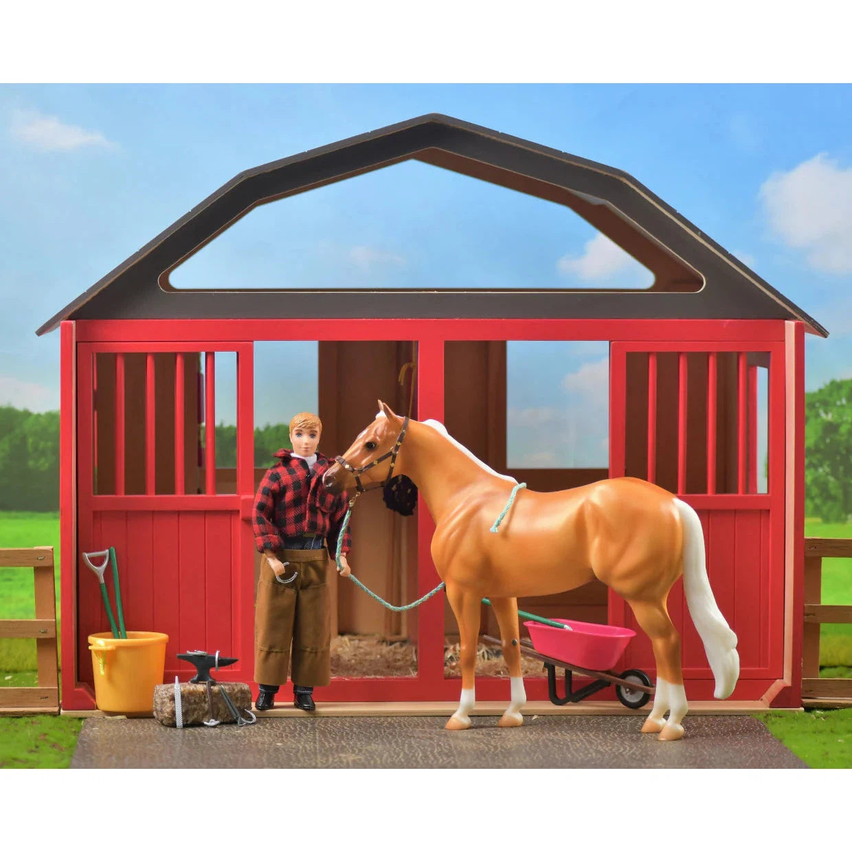 Breyer Two-Stall Barn-BREYER-Little Giant Kidz