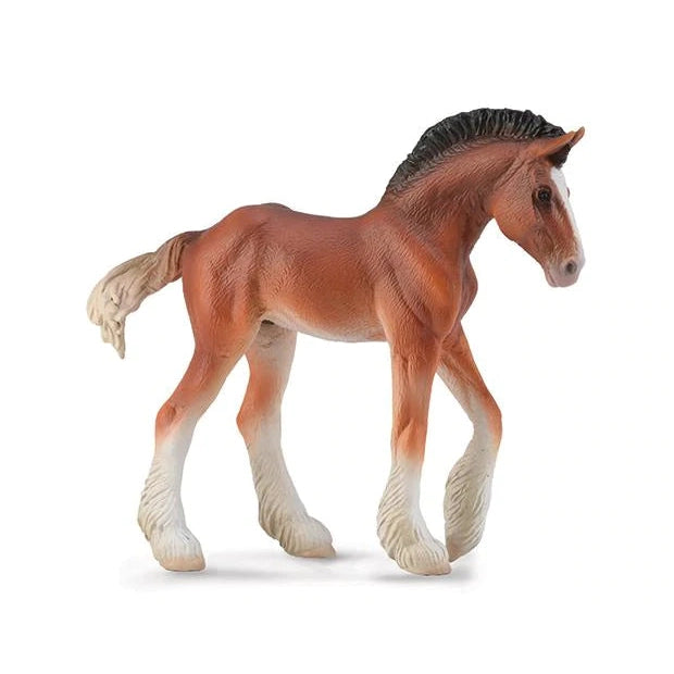 Breyer by CollectA Bay Clydesdale Foal-BREYER-Little Giant Kidz