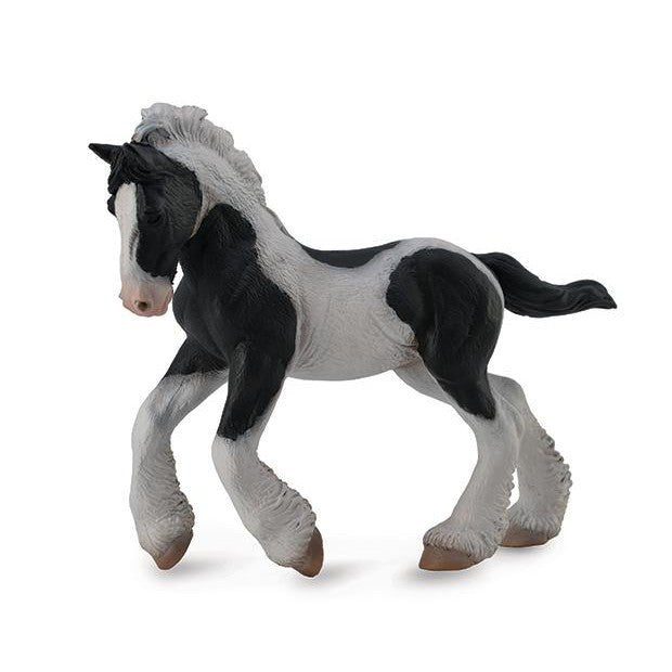 Breyer by CollectA Black & White Piebald Gypsy Foal-BREYER-Little Giant Kidz