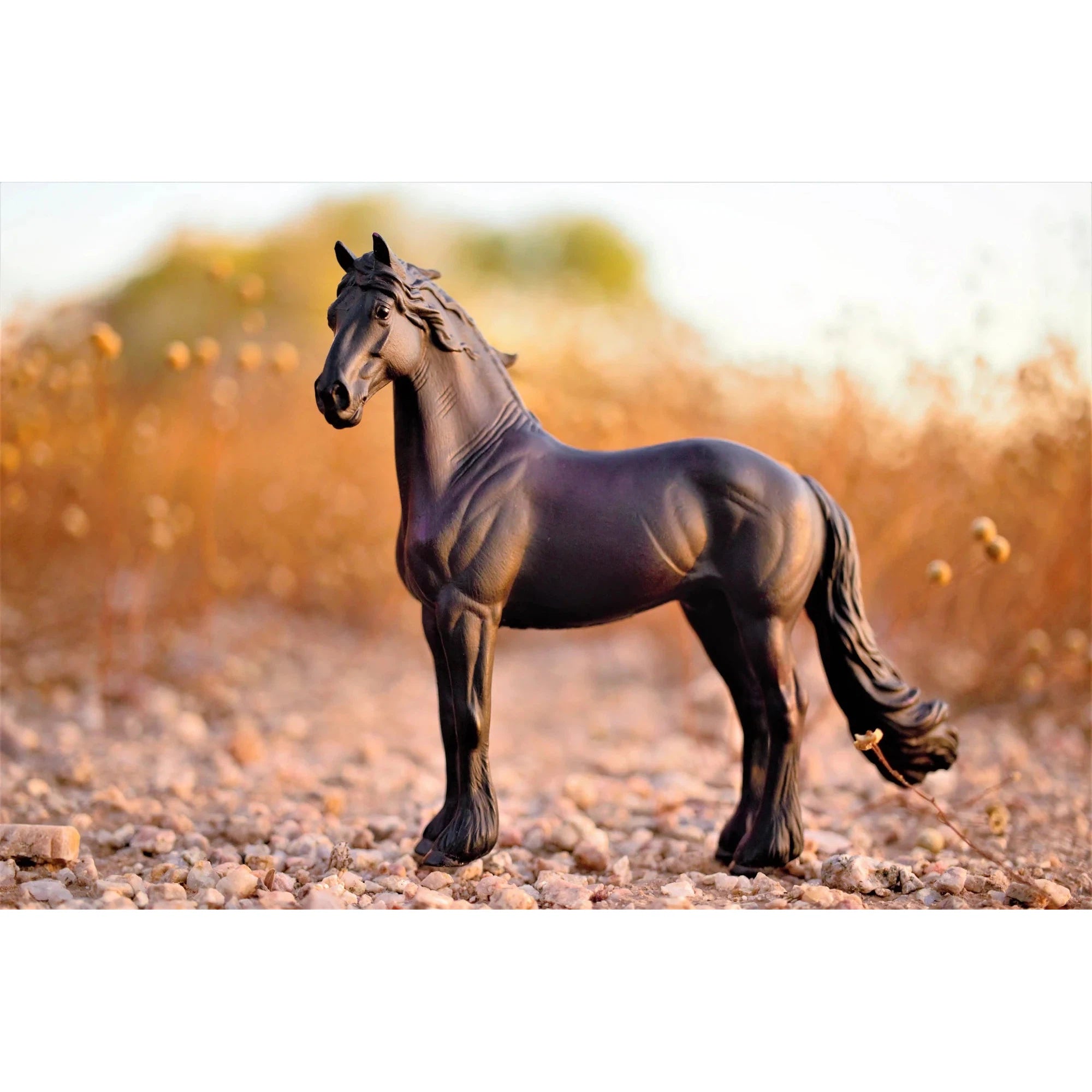 Breyer by CollectA Friesian Stallion-BREYER-Little Giant Kidz