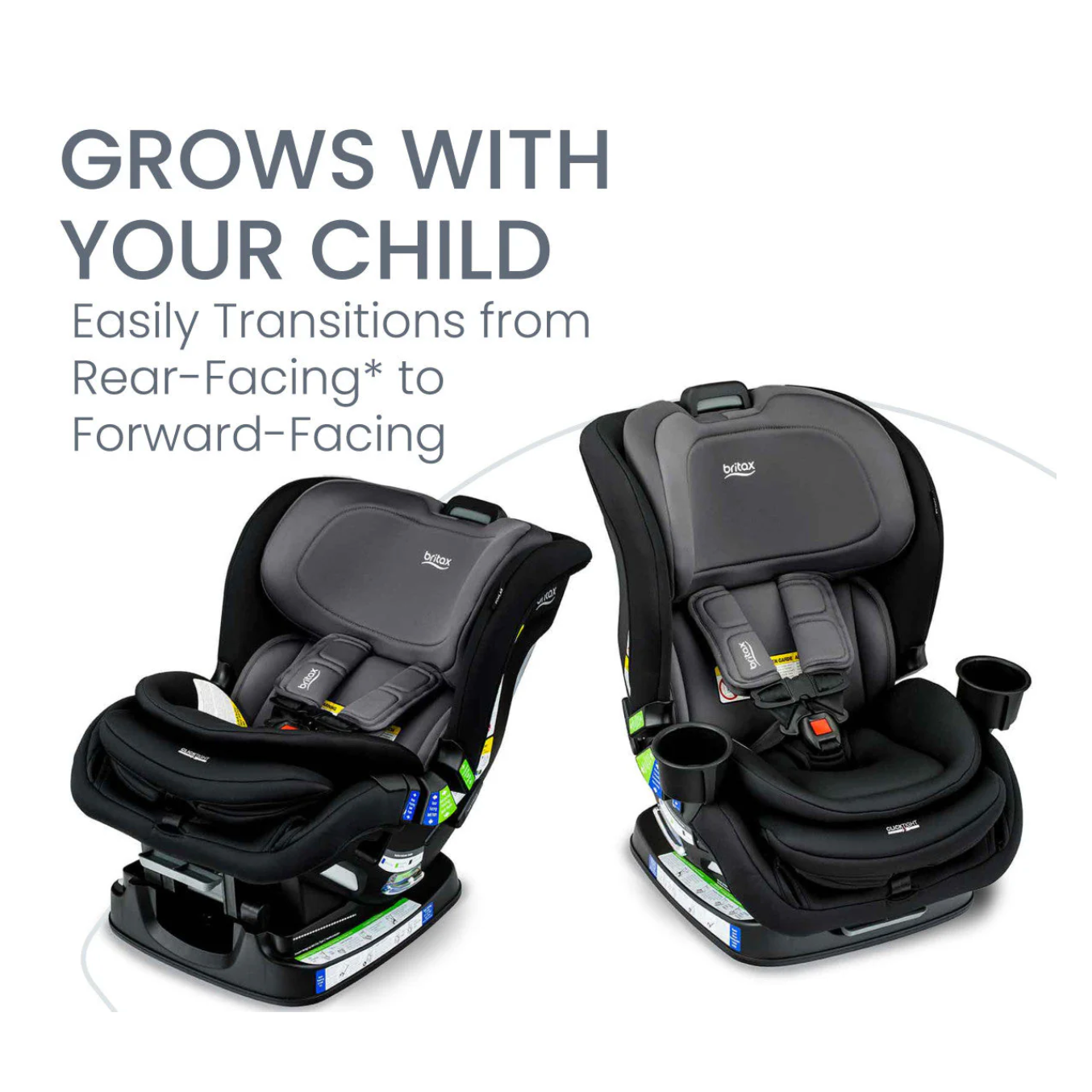 Britax® Britax One4Life Slim All-in-One Car Seat - Raven Black-BRITAX-Little Giant Kidz
