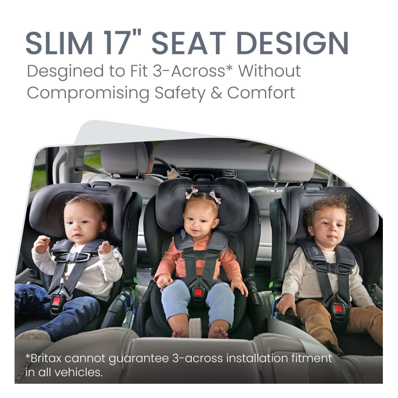 Britax® Britax One4Life Slim All-in-One Car Seat - Raven Black-BRITAX-Little Giant Kidz