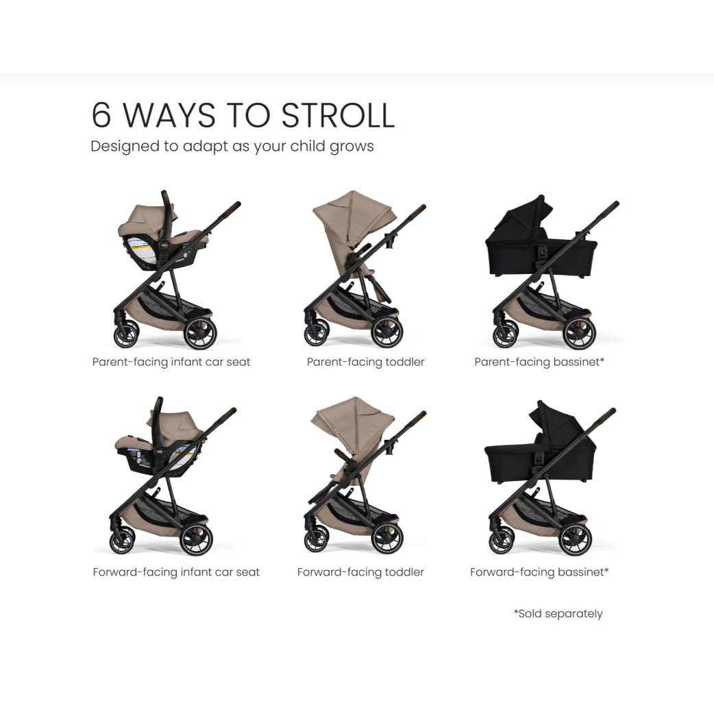 Britax® Prism™ Travel System — 6 Ways to Stroll-BRITAX-Little Giant Kidz