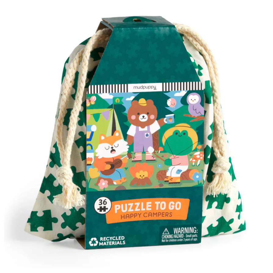 CHRONICLE BOOKS Puzzle 36 To Go Happy Campers-CHRONICLE BOOKS-Little Giant Kidz