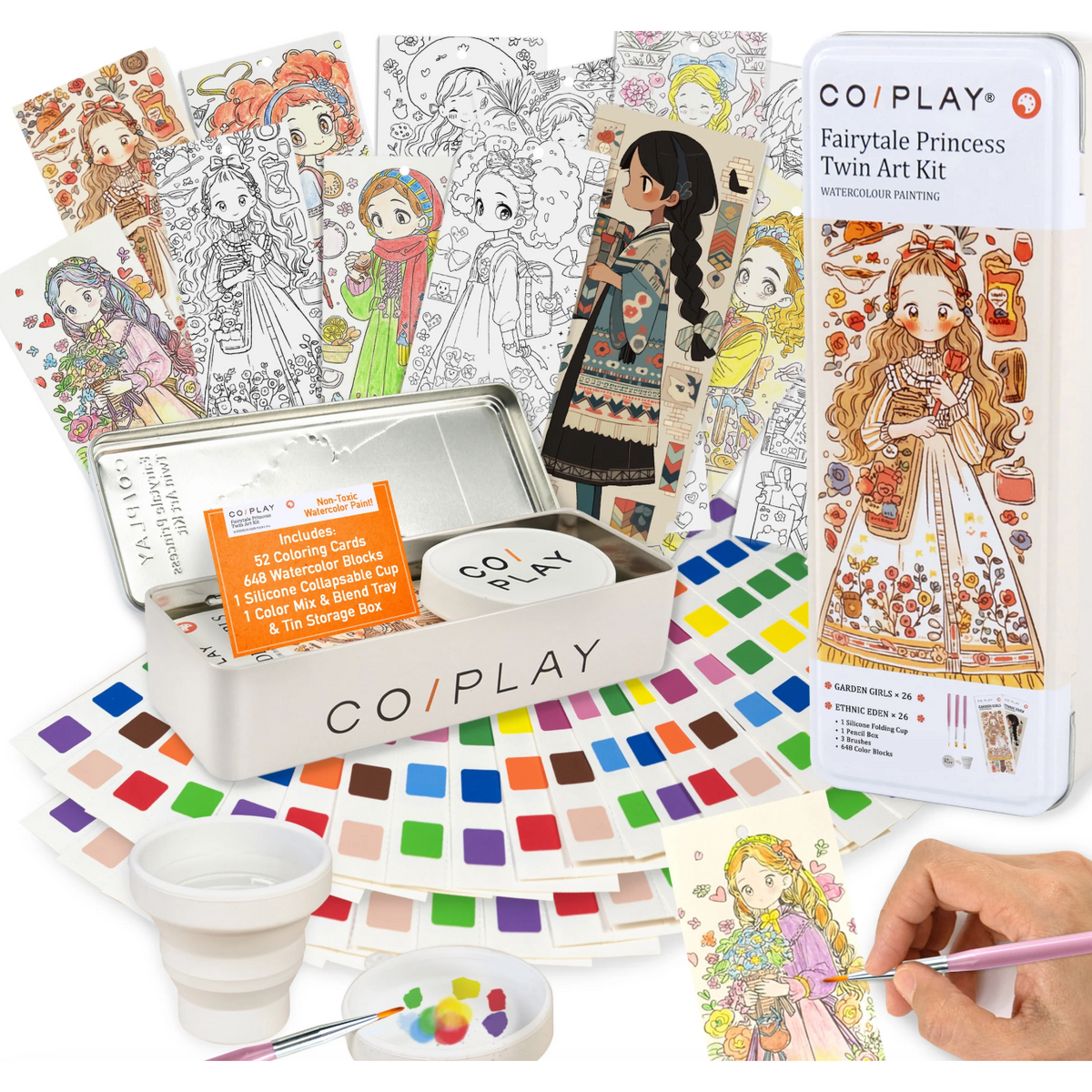 COI Play Fairytale Princess Twin Bookmark Craft Kit-COI Play-Little Giant Kidz