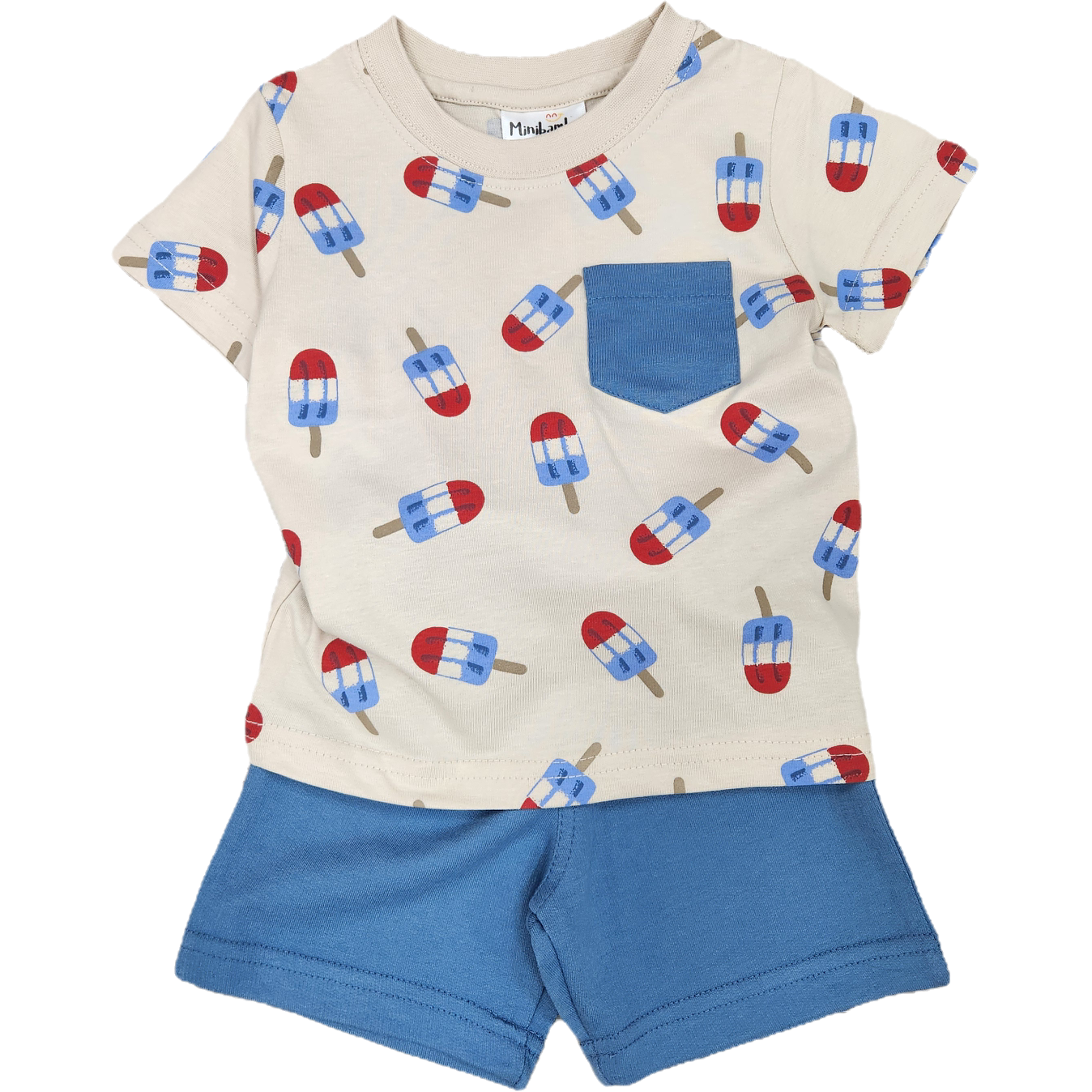 CR Sports Popsicle Print Top with Shorts-CR SPORTS-Little Giant Kidz