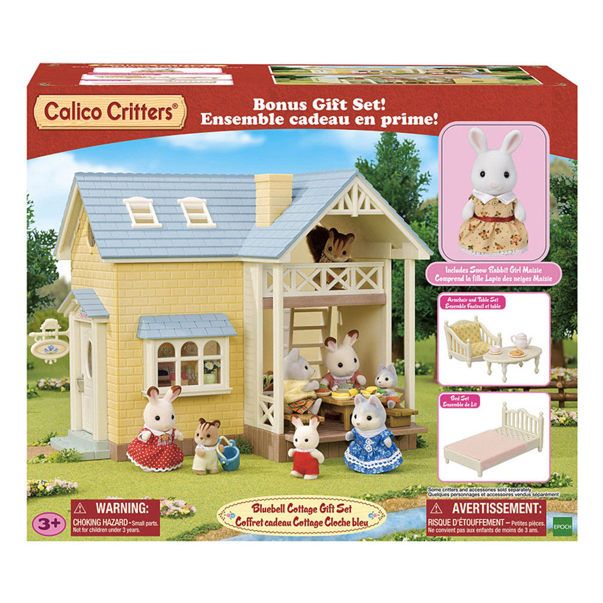 Calico Critters Bluebell Cottage Gift Set-EPOCH Everlasting Play-Little Giant Kidz