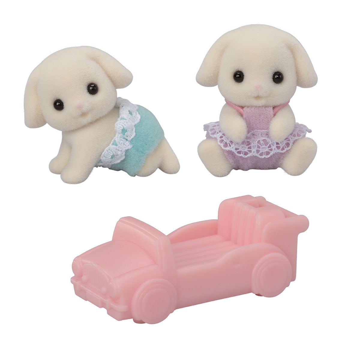Calico Critters Flora Rabbit Twins-EPOCH Everlasting Play-Little Giant Kidz