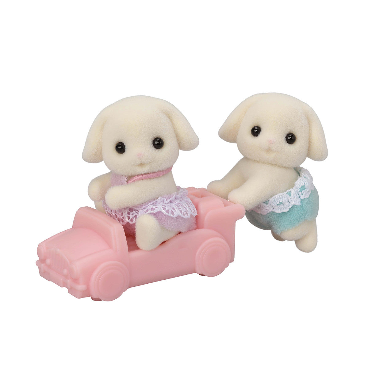Calico Critters Flora Rabbit Twins-EPOCH Everlasting Play-Little Giant Kidz