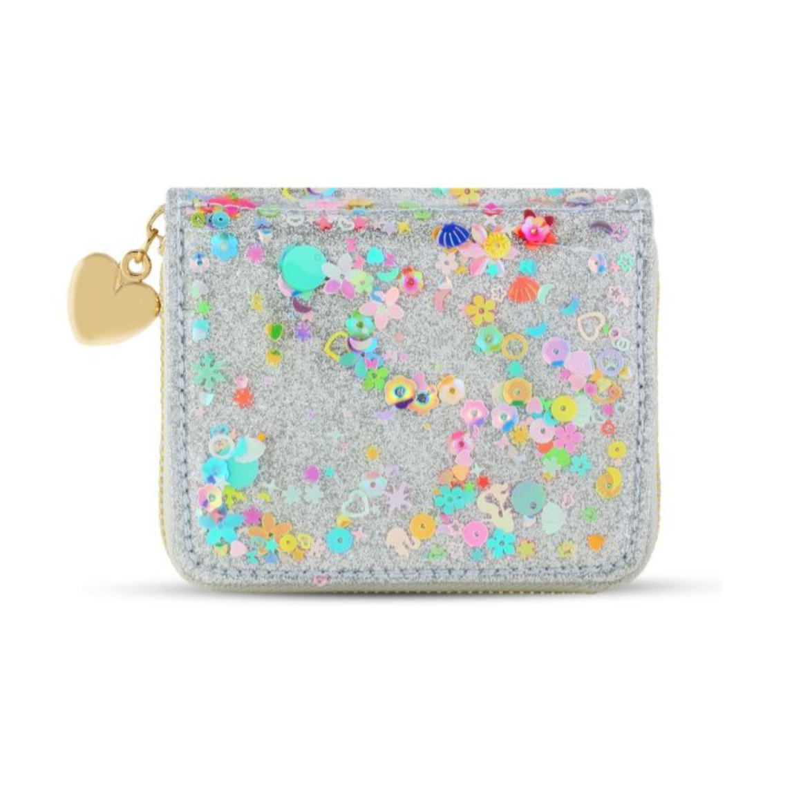 Carrying Kind Confetti Wallet- Silver-Carrying Kind-Little Giant Kidz