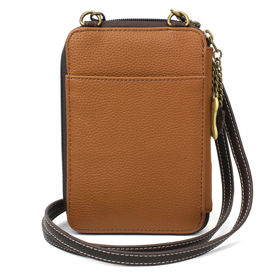 Chala Wallet Xbody - Ivory Paw Print (Brown)-Chala Group-Little Giant Kidz