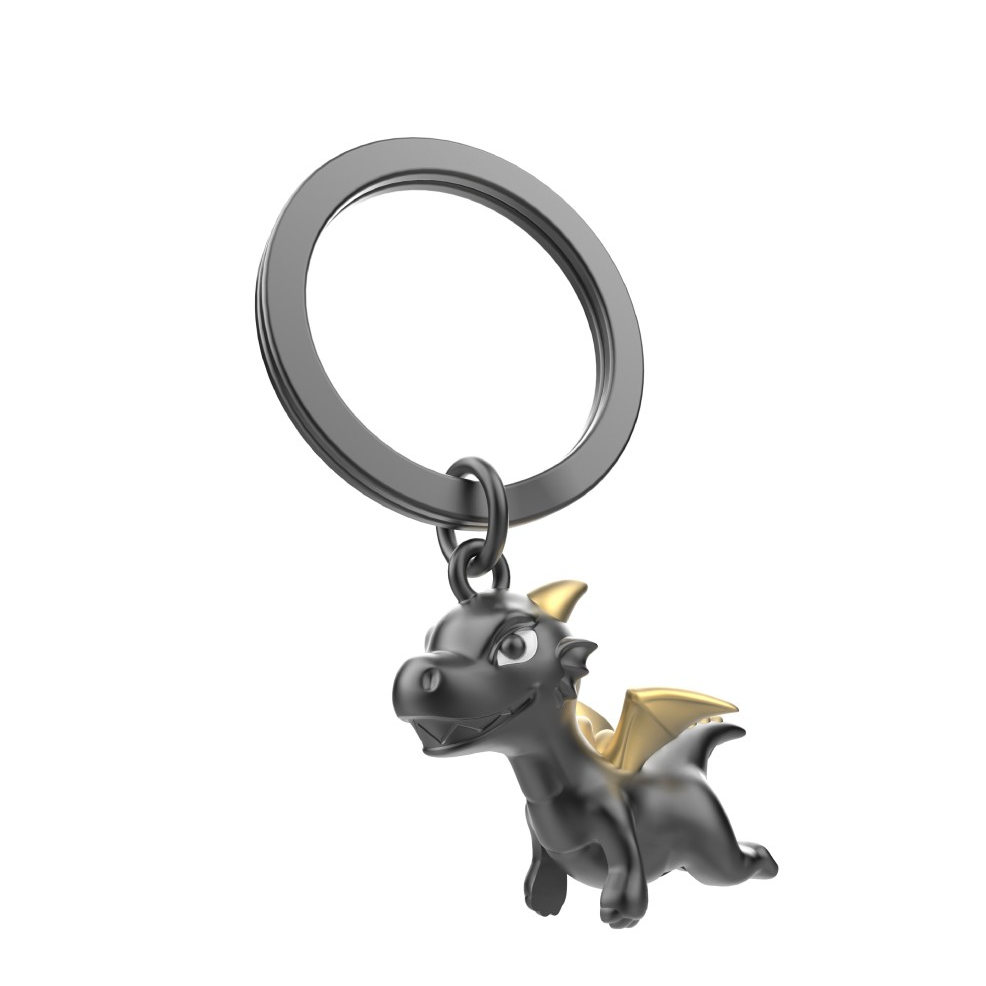 Chocli Flying Dragon Black Keychain-Chocli-Little Giant Kidz