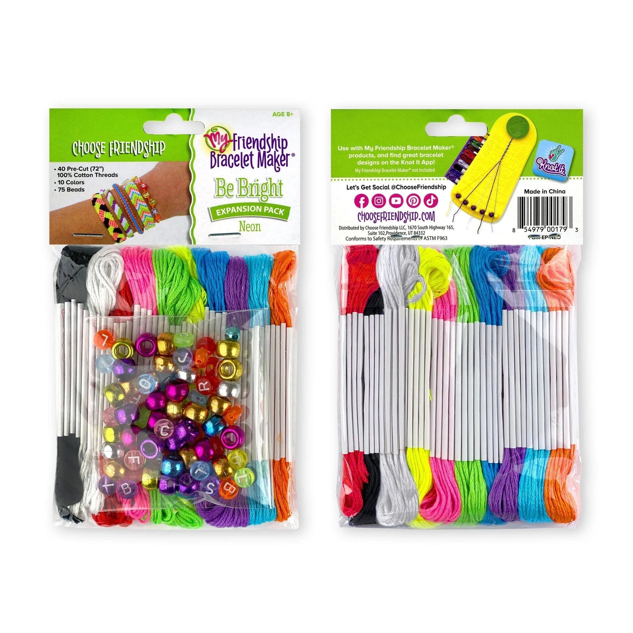 Choose Friendship My Friendship Bracelet Maker Expansion Pack - Be Bright-CHOOSE FRIENDSHIP-Little Giant Kidz