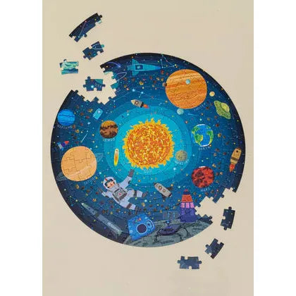 Coco Village Round Puzzle- Galaxy Exploration- 150PCs-Coco Village-Little Giant Kidz