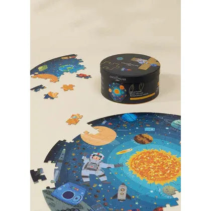 Coco Village Round Puzzle- Galaxy Exploration- 150PCs-Coco Village-Little Giant Kidz