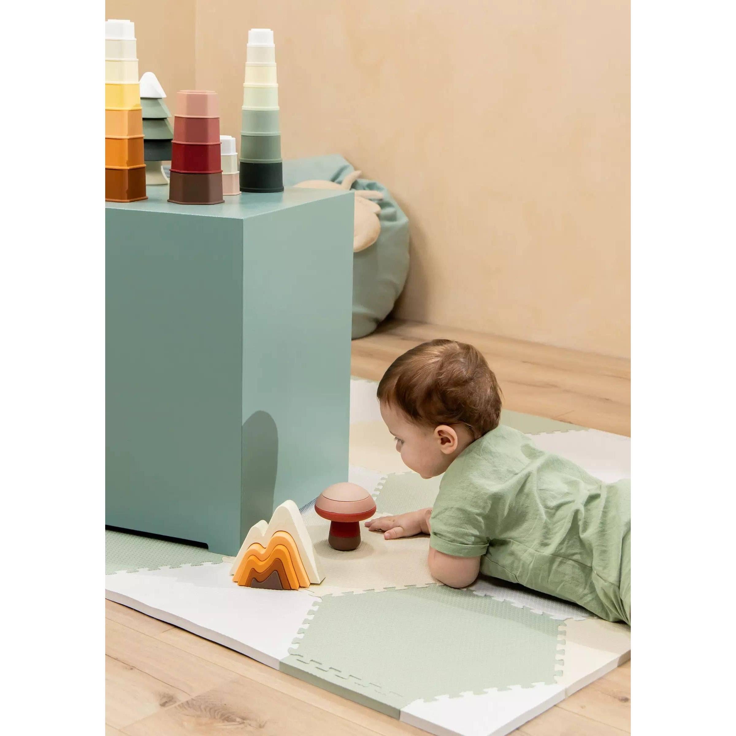 Coco Village - Silicone Stackable Forest Set (16 pcs)-Coco Village-Little Giant Kidz