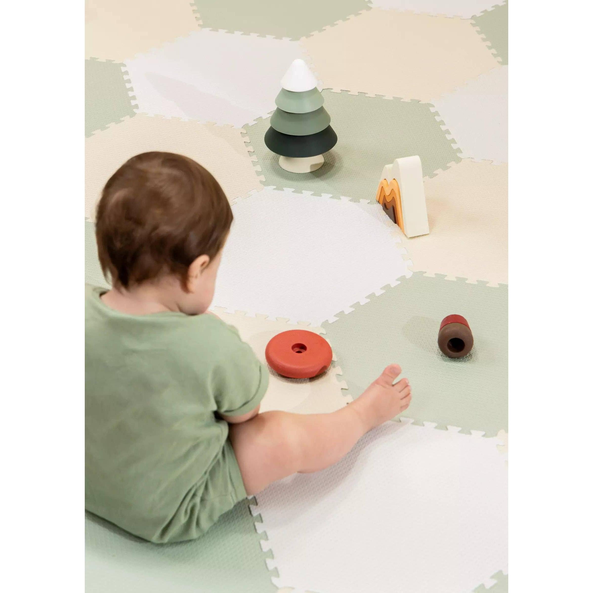 Coco Village - Silicone Stackable Forest Set (16 pcs)-Coco Village-Little Giant Kidz