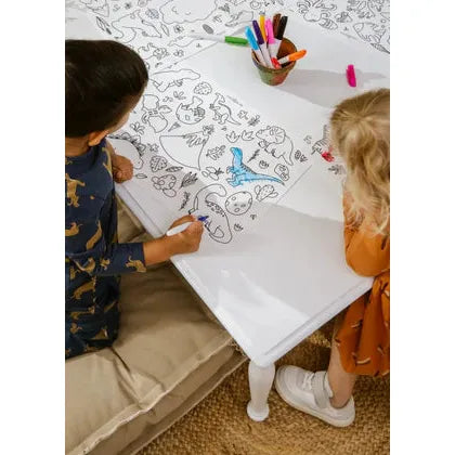 Coco Village Silicone Washable Coloring Placemats & Markers-Coco Village-Little Giant Kidz