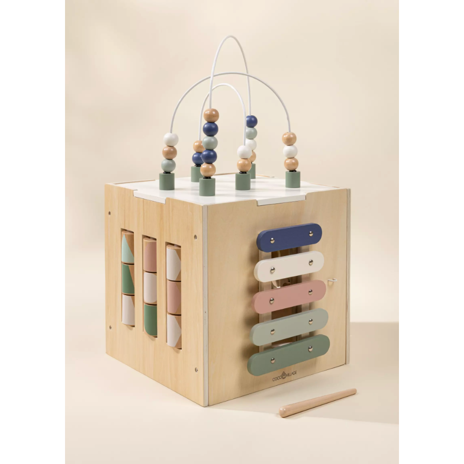 Coco Village Wooden Activity Cube-Coco Village-Little Giant Kidz