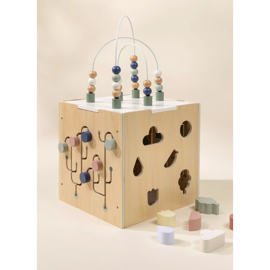 Coco Village Wooden Activity Cube-Coco Village-Little Giant Kidz