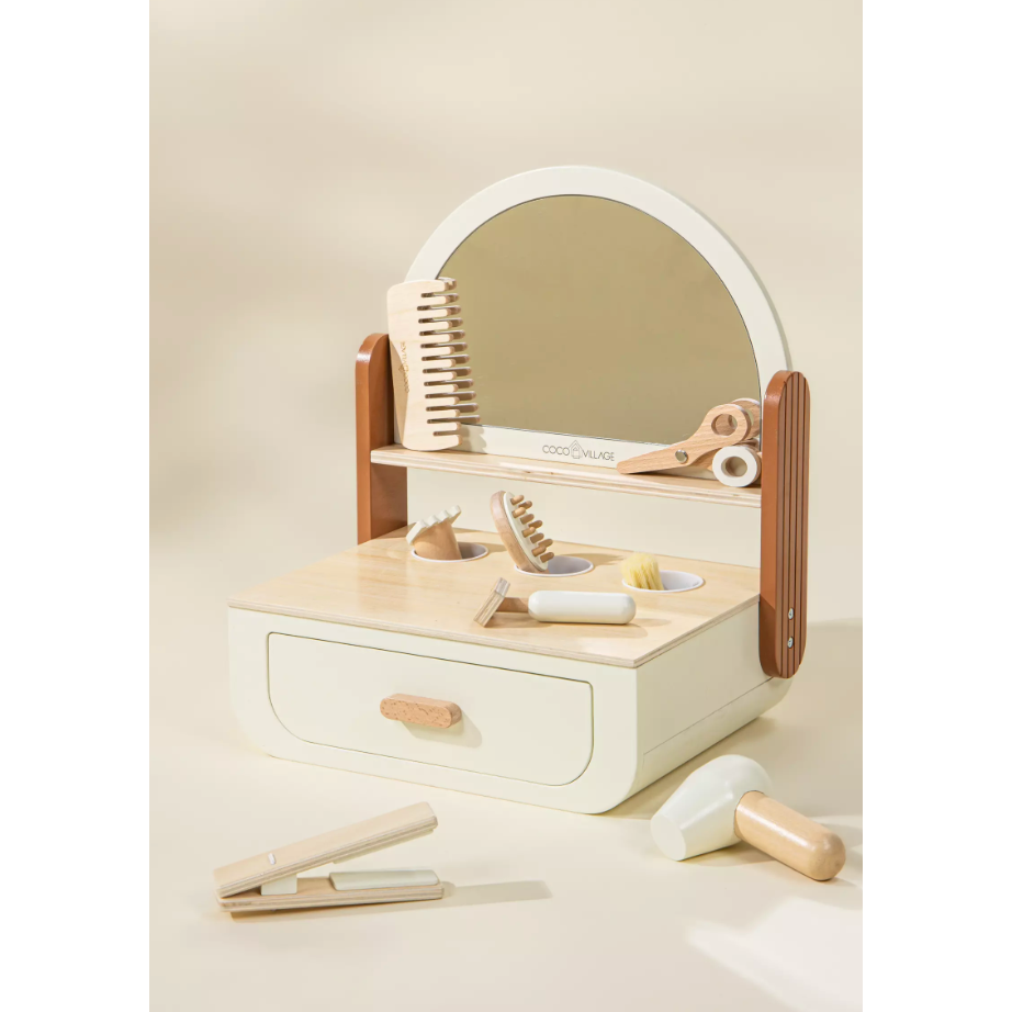 Coco Village Wooden Beauty Station-Coco Village-Little Giant Kidz