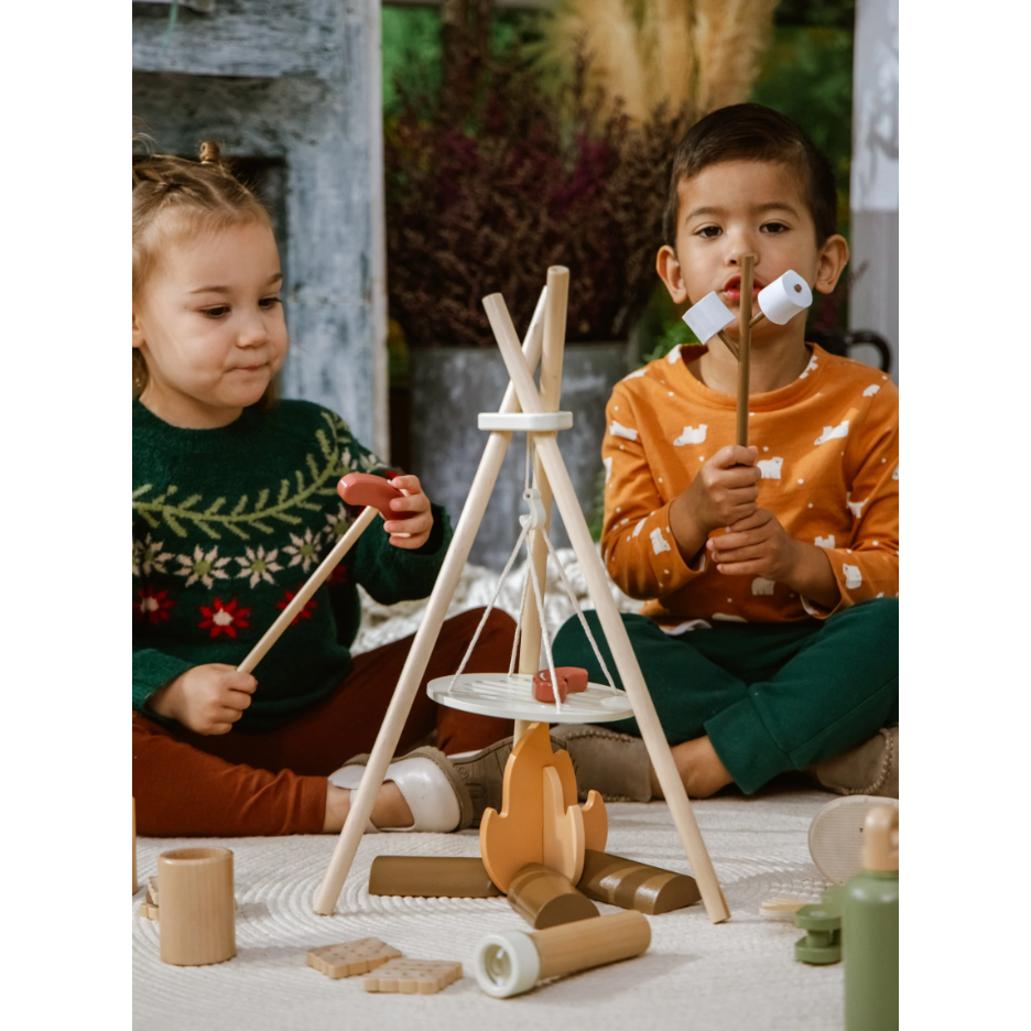 Coco Village Wooden Camping Playset-Coco Village-Little Giant Kidz