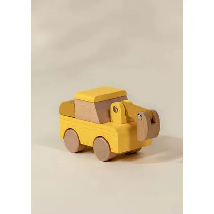 Coco Village Wooden Construction Vehicle- Excavator-Coco Village-Little Giant Kidz