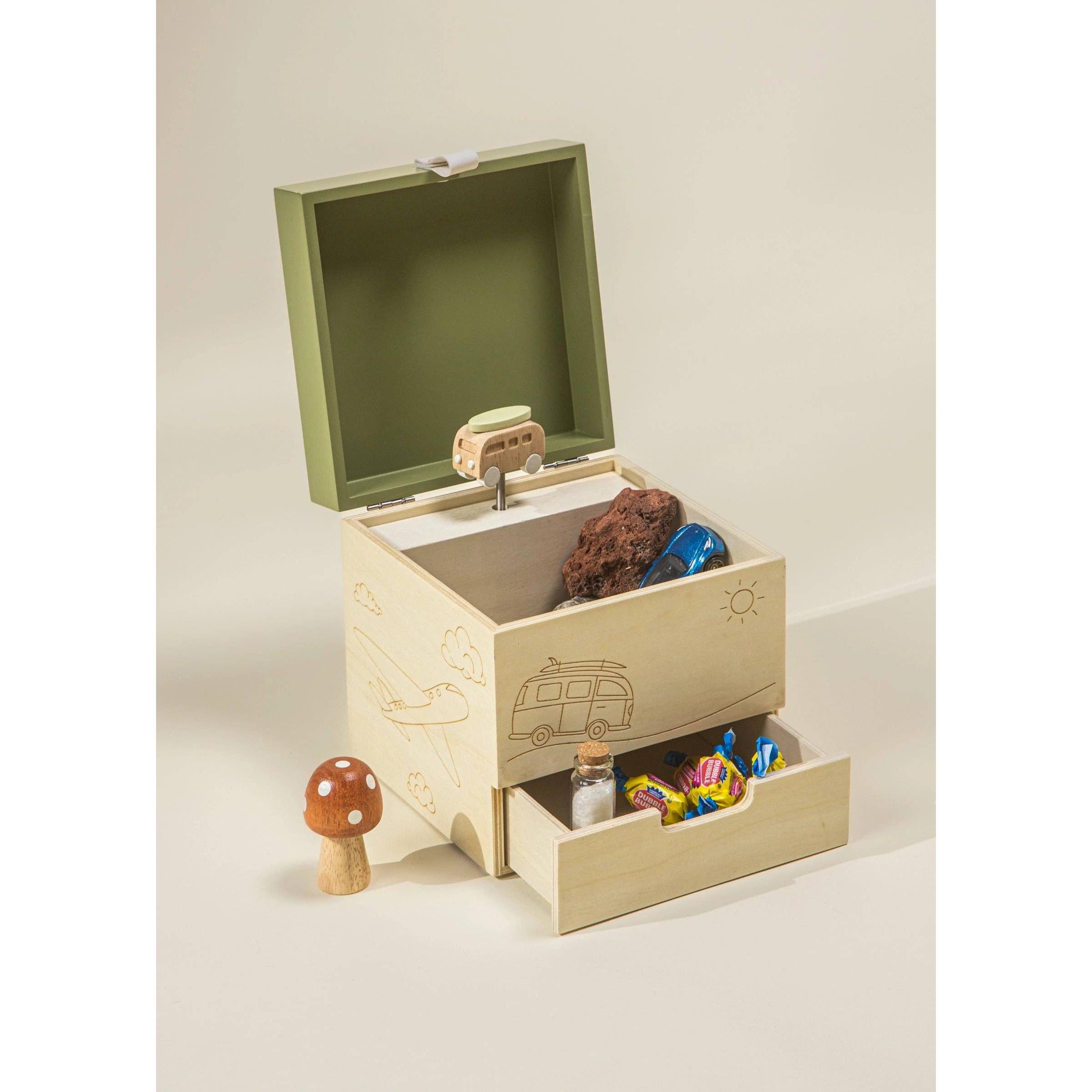 Coco Village - Wooden Musical Souvenir Box - Travel-Coco Village-Little Giant Kidz