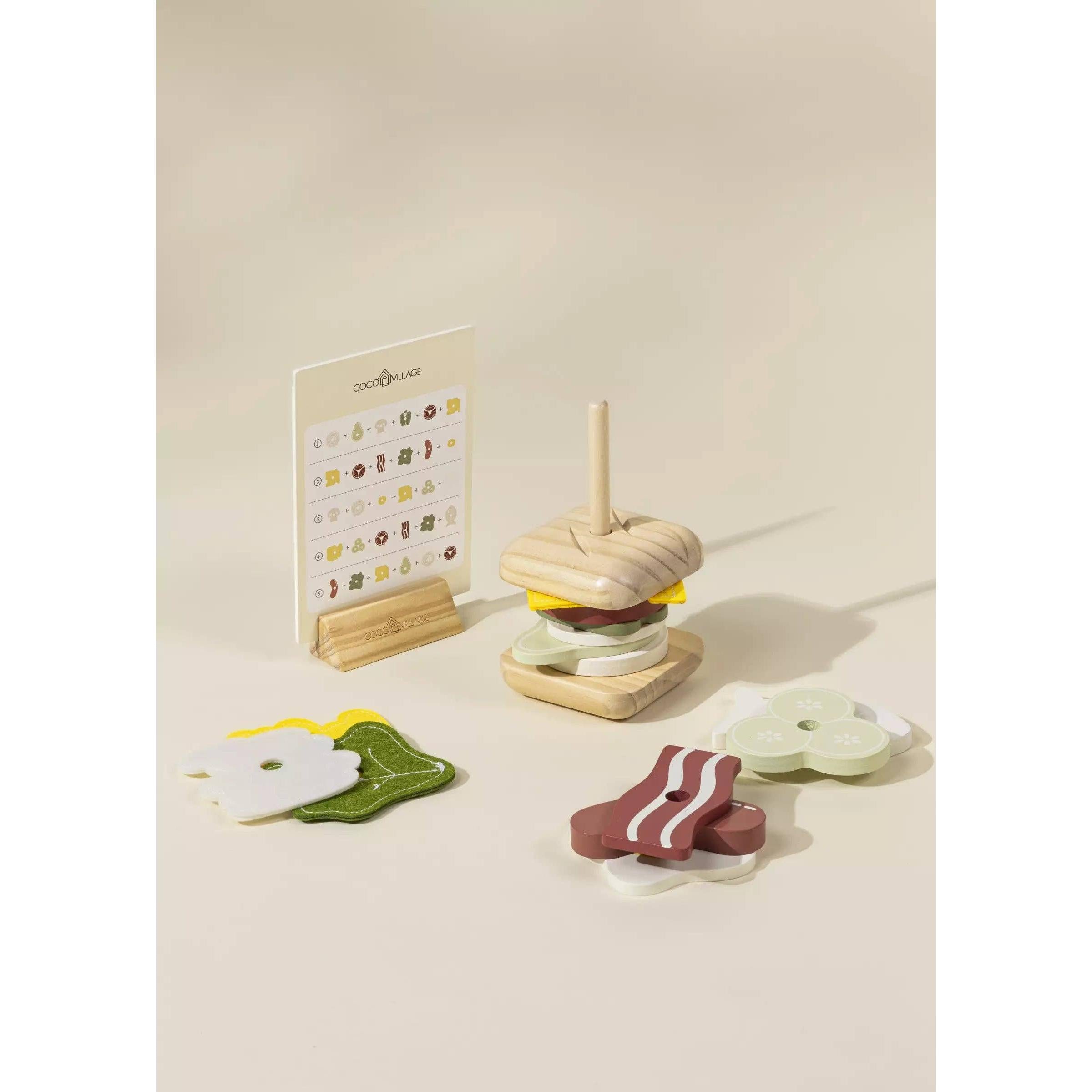 Coco Village - Wooden Stackable Sandwich-Coco Village-Little Giant Kidz