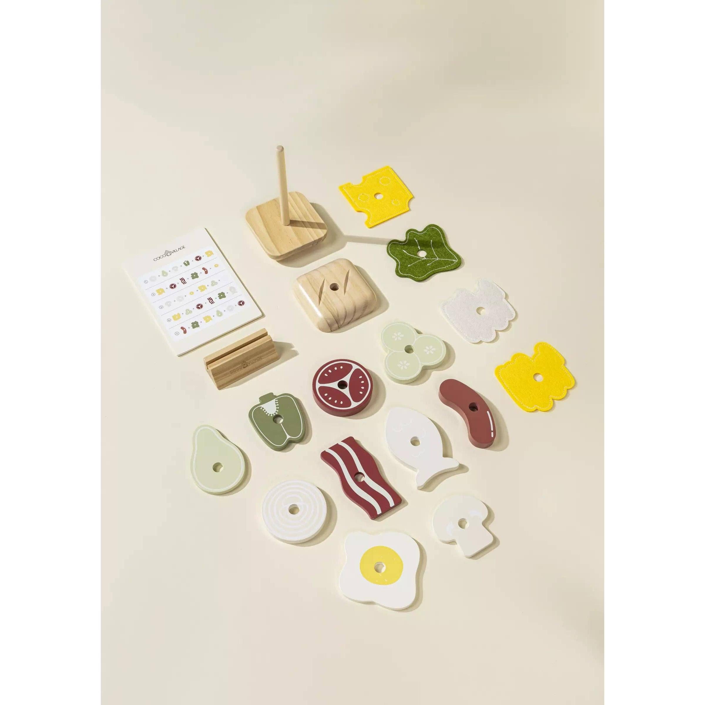 Coco Village - Wooden Stackable Sandwich-Coco Village-Little Giant Kidz