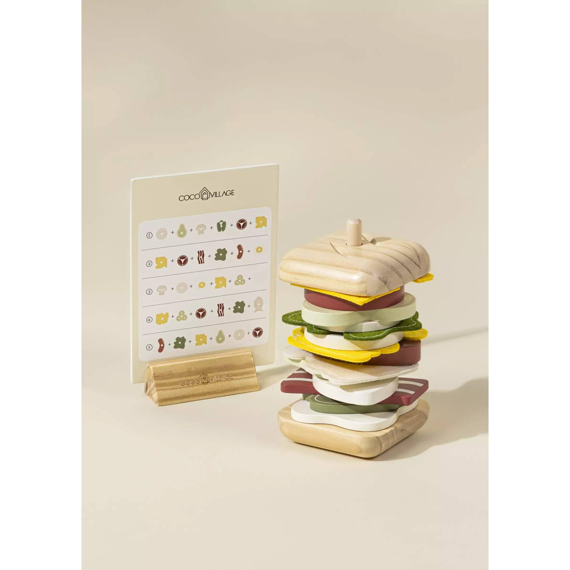 Coco Village - Wooden Stackable Sandwich-Coco Village-Little Giant Kidz